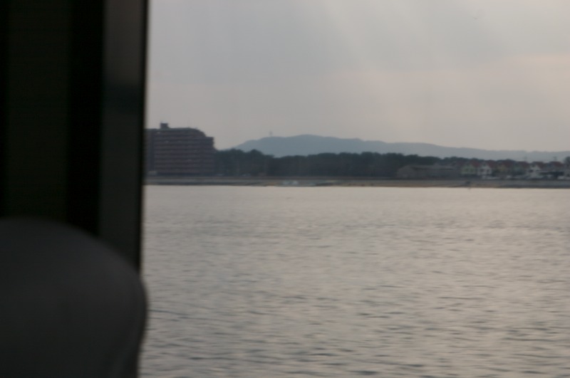 More buildings in the distance as viewed from the ferry.